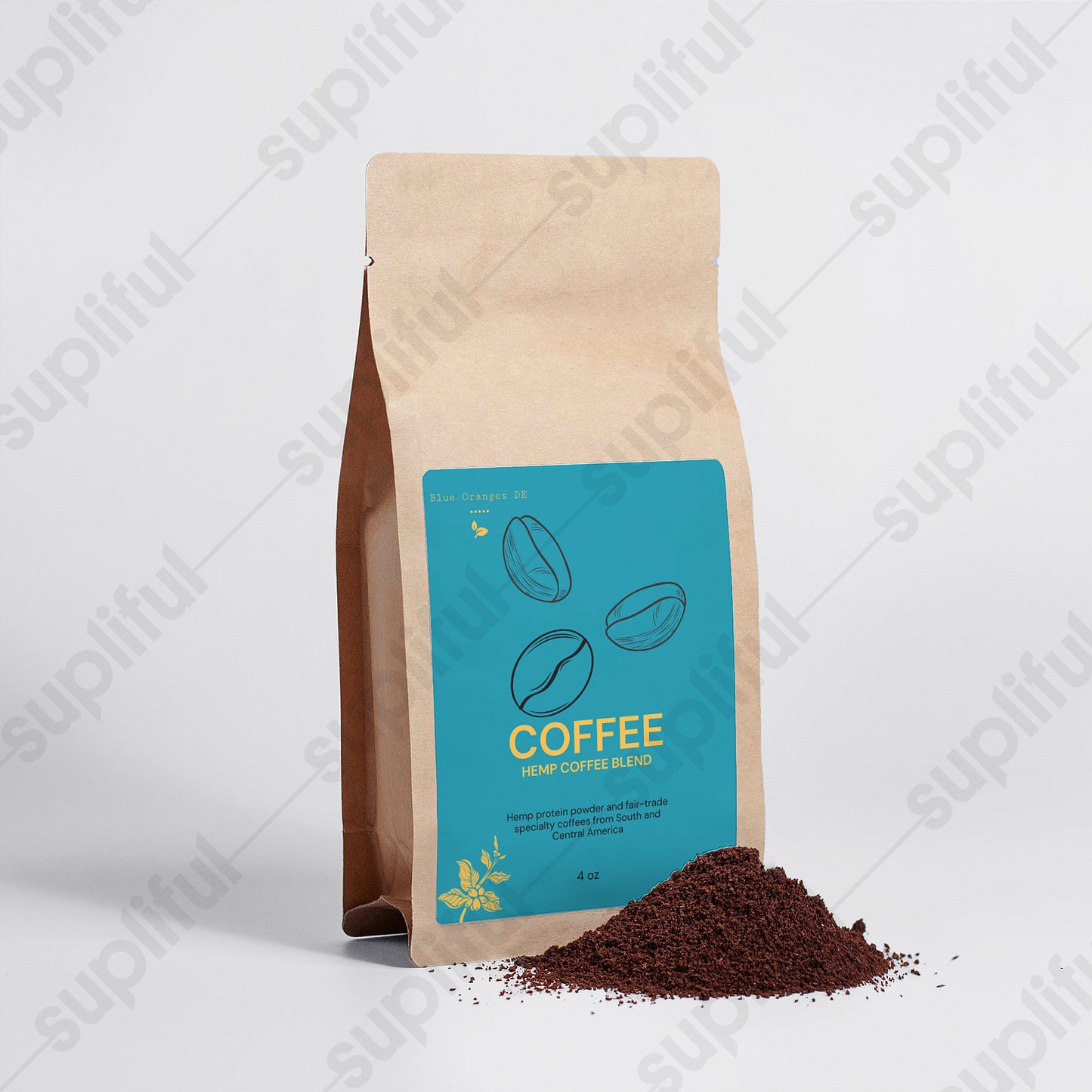 Organic Hemp Coffee Blend - Medium Roast 4oz